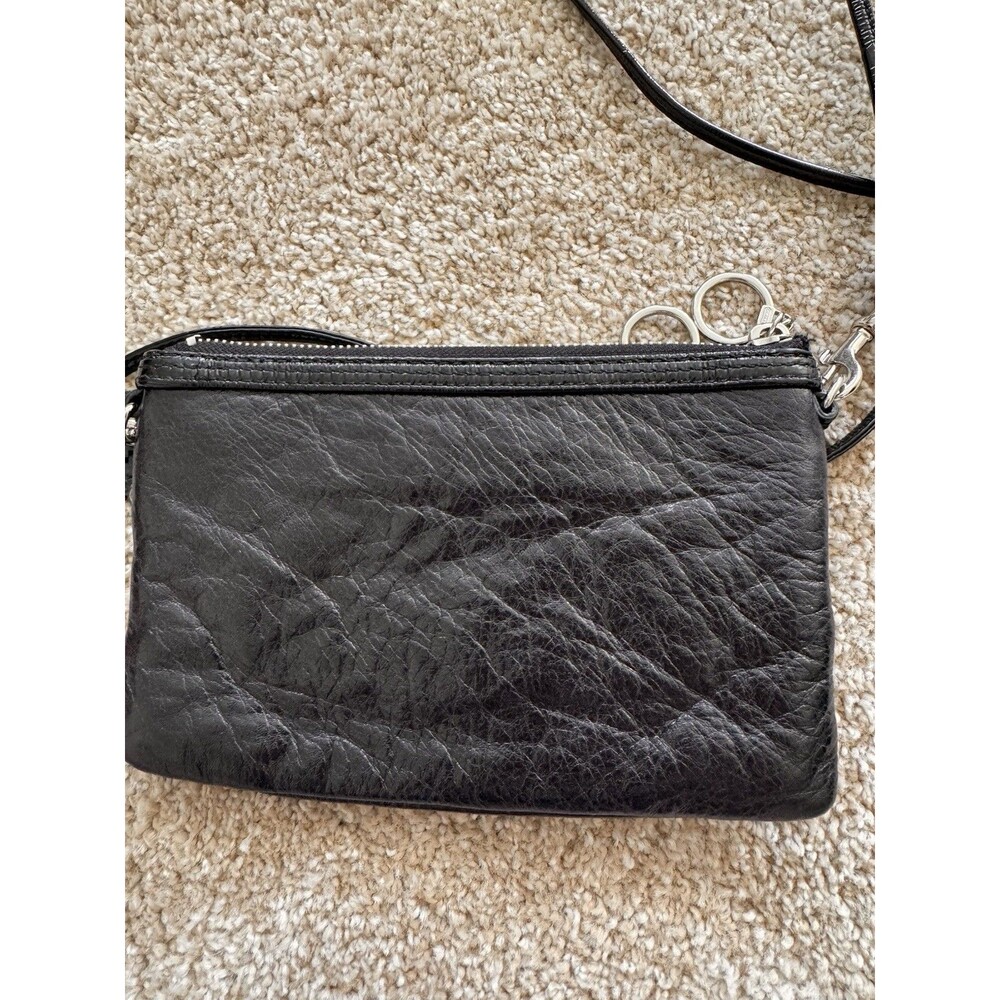 Coach Poppy Vintage Wristlet Black Wallet Purse Detachable Strap Rare Y2K 2000s - Picture 7 of 7
